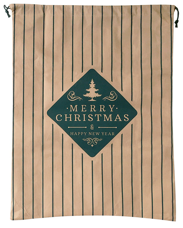 Xmas Stripe Large Non Woven Bag