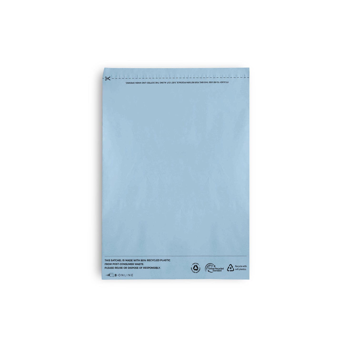 B Online Blue Poly Mailer A4 Recycled-200/ctn