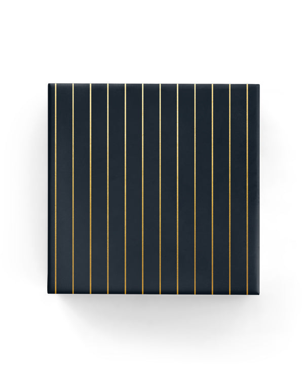 Pinstripes Wrap Black Gold