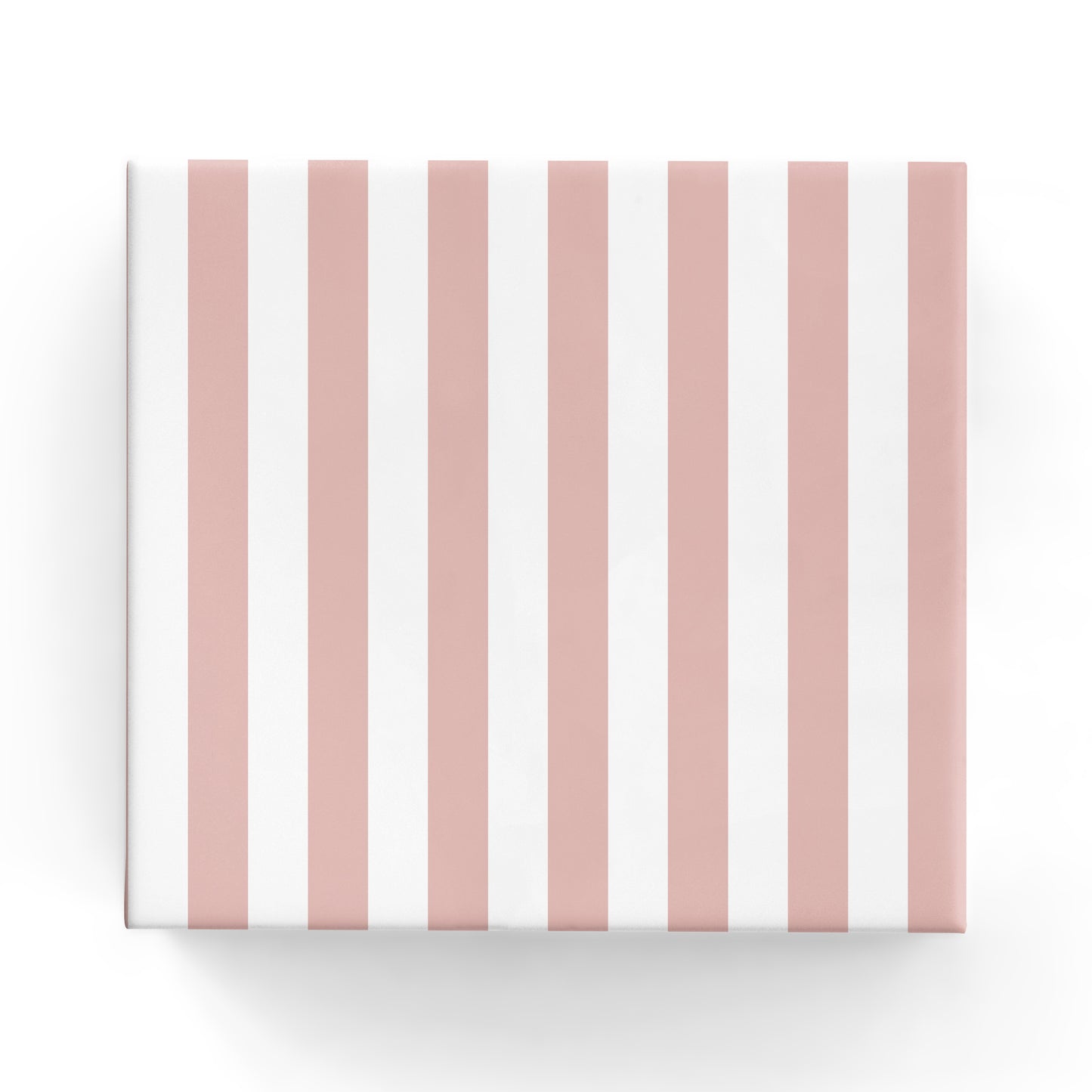 Cafe Stripes on Matte Wrap Dusty Pink
