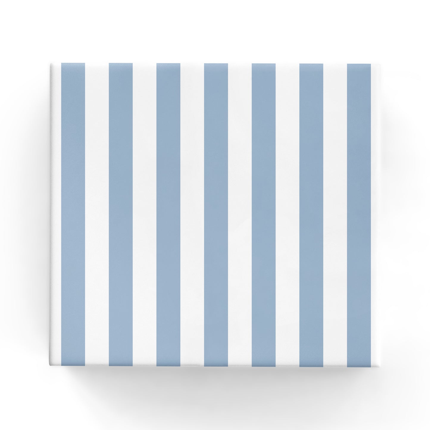 Cafe Stripes on Matte Wrap French Blue