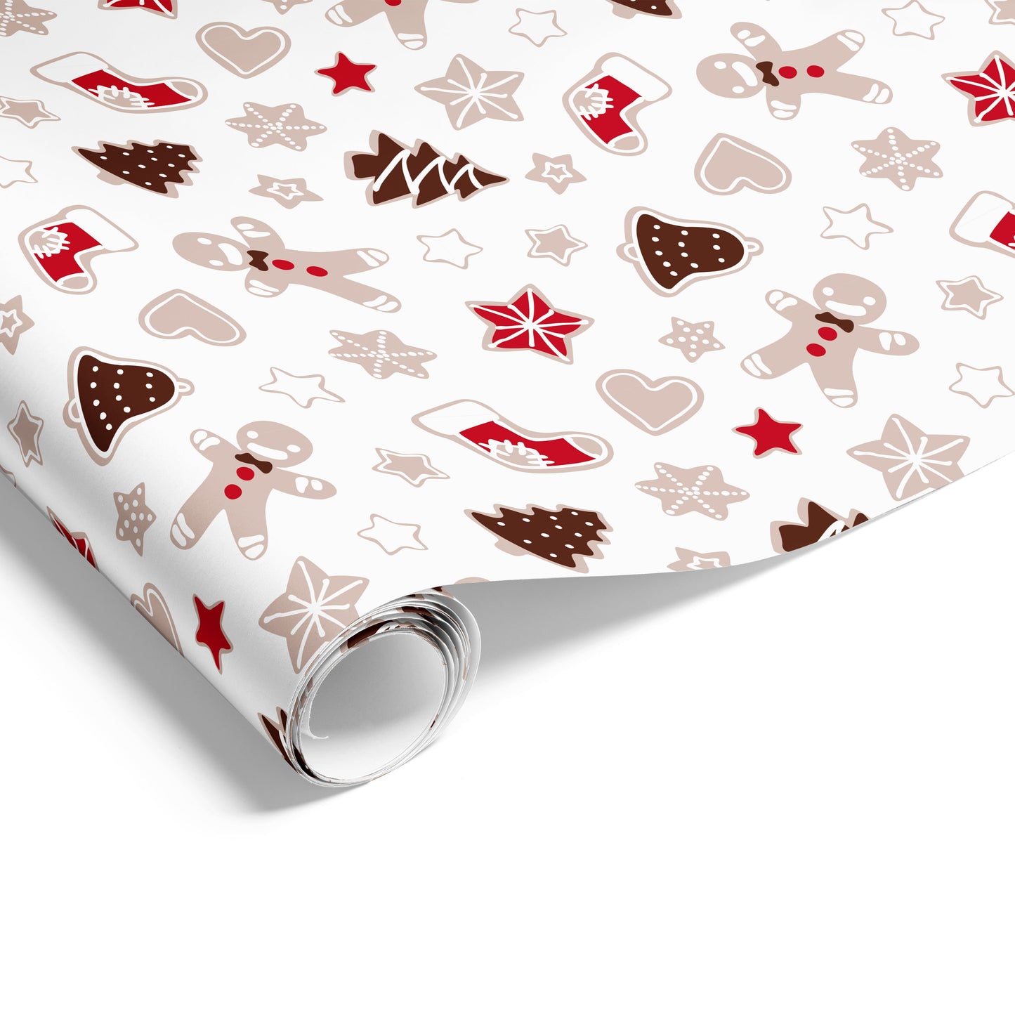 Xmas Gingerbread on Matte Wrap Red Chocolate Mocha