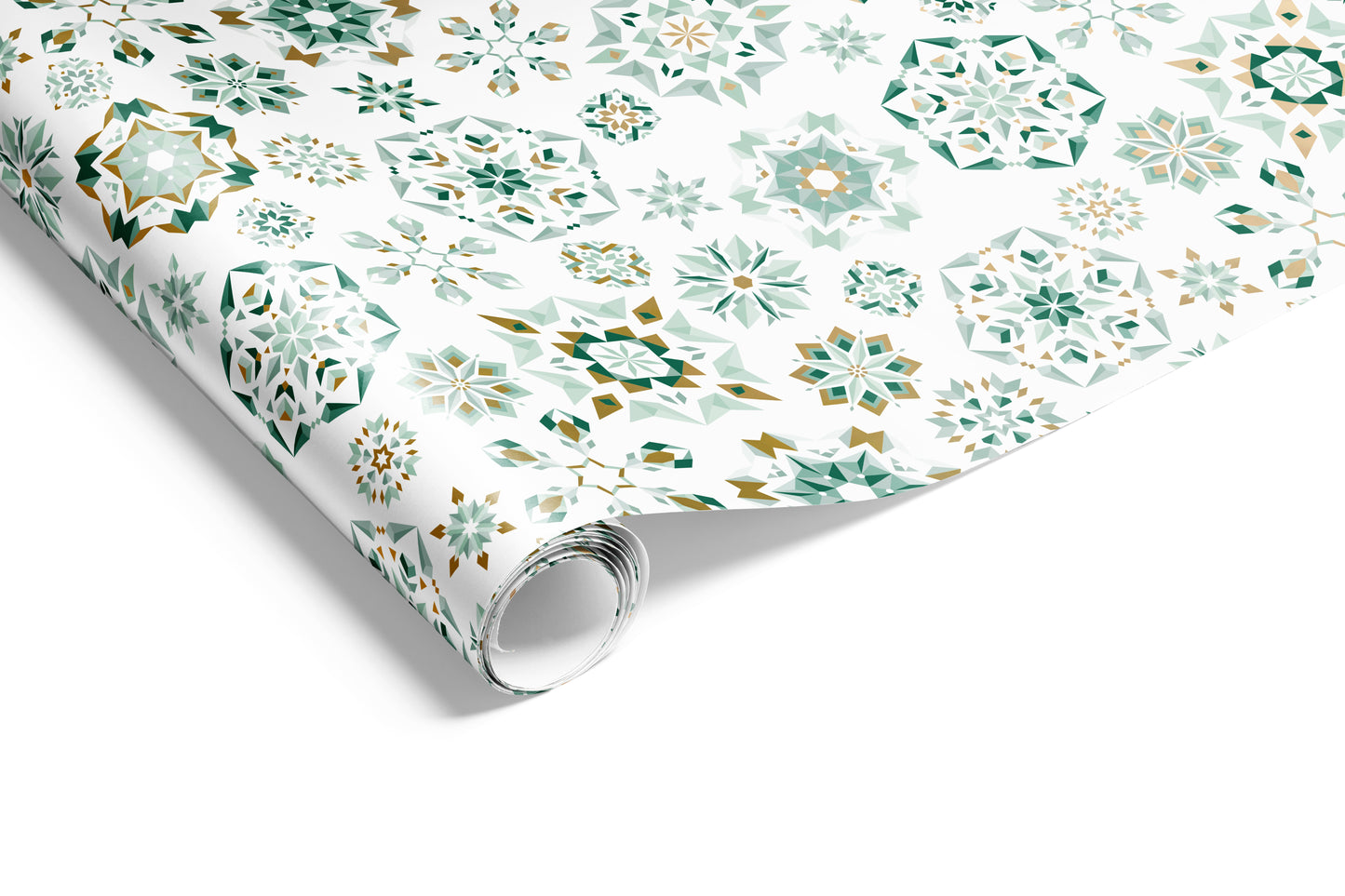 Xmas Kaleidoscope Wrap Rivergum Gold
