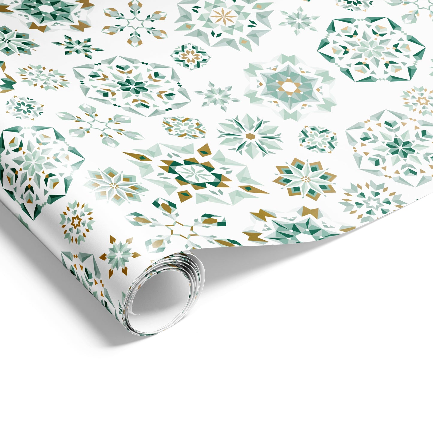 Xmas Kaleidoscope Wrap Rivergum Gold