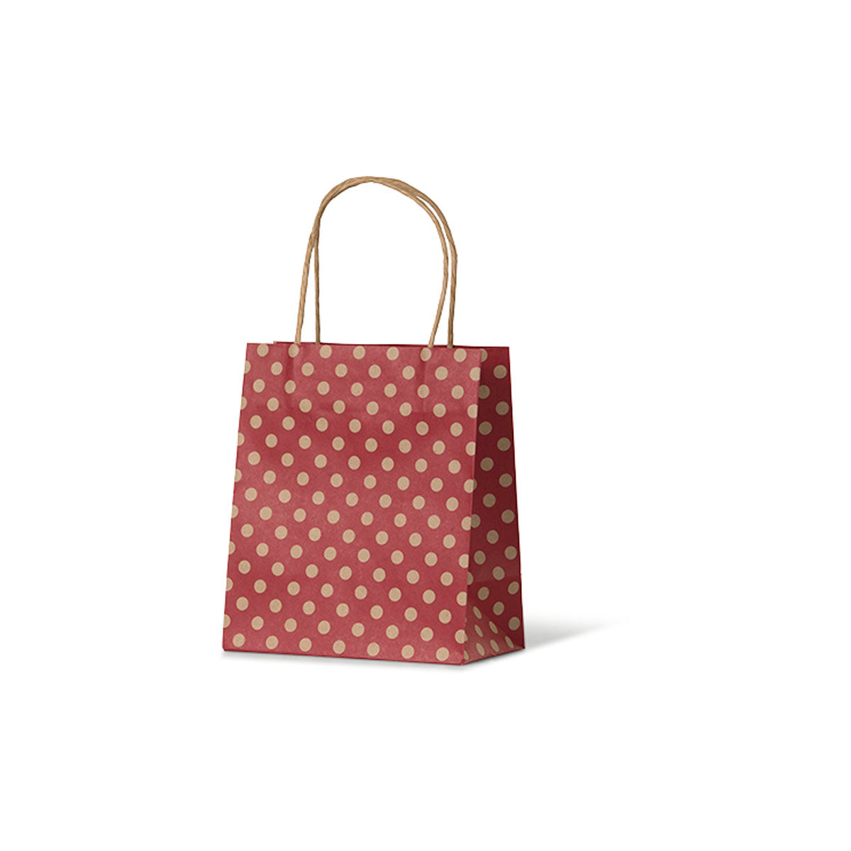 Red Spot Kraft Toddler Paper Bag