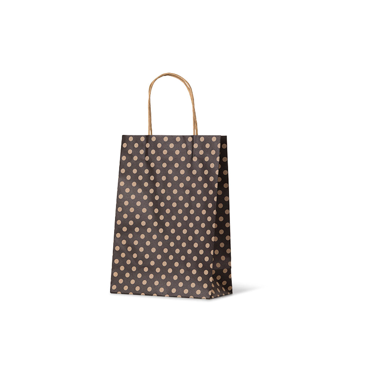 Black Spot Kraft Junior Paper Bag