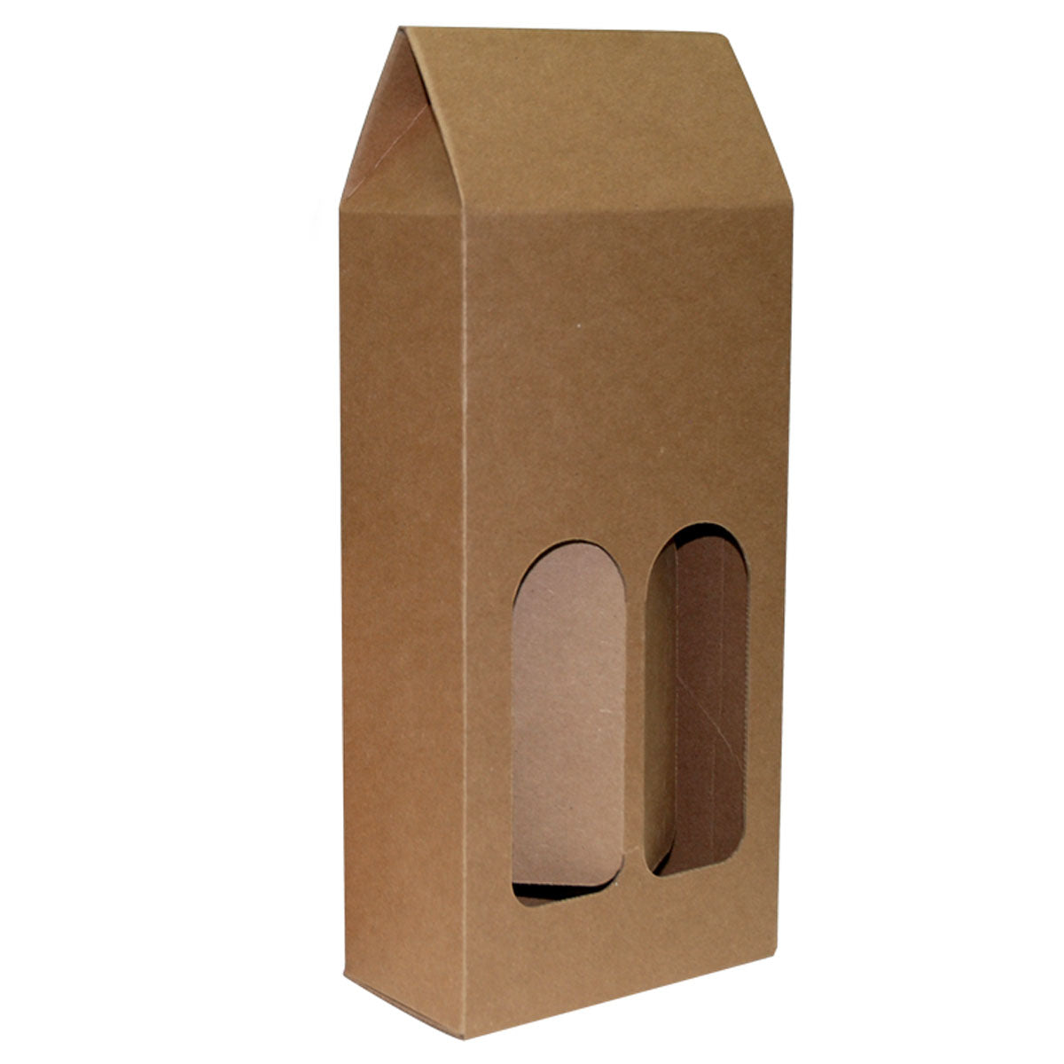 Bx Double Carryall Natural Kraft Wine Box Carrier