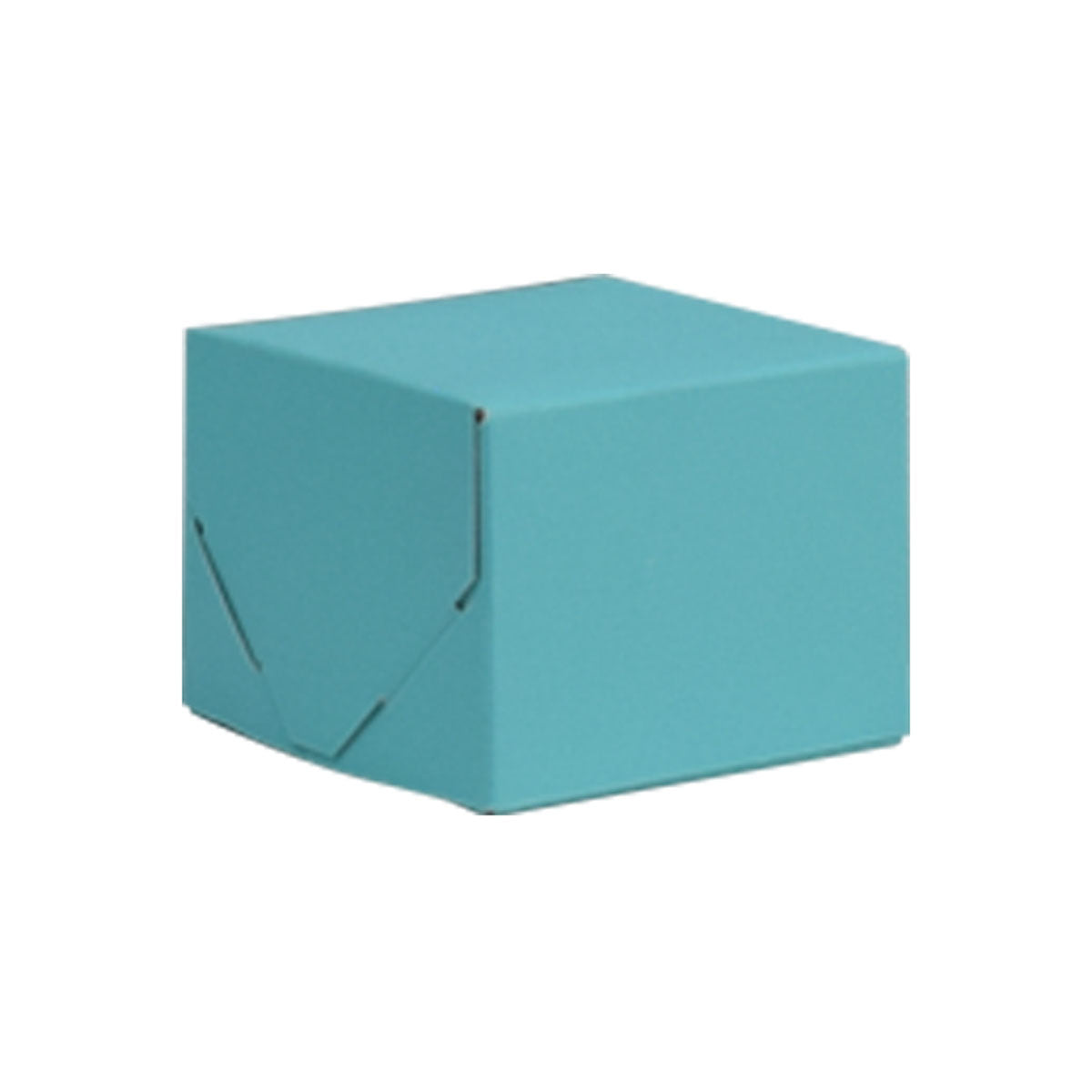 2 Piece Gift Box Aqua Marine 102x102x76mm