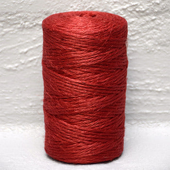 Jute Twine Bulk 3mm x 500mtrs Red