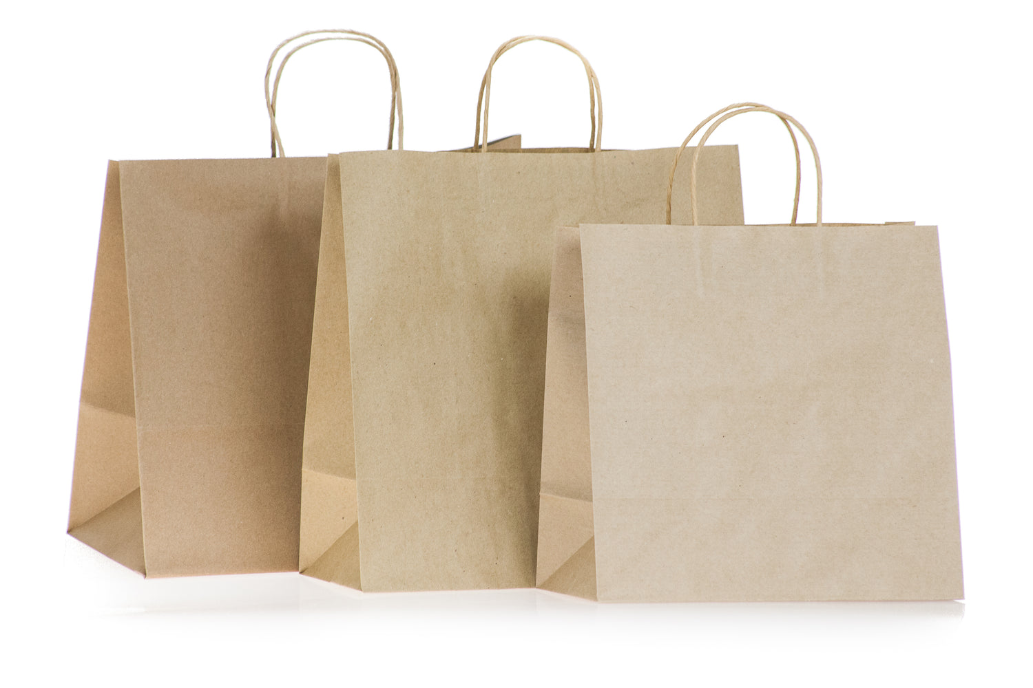 Kraft Paper Takeaway Carry Bags