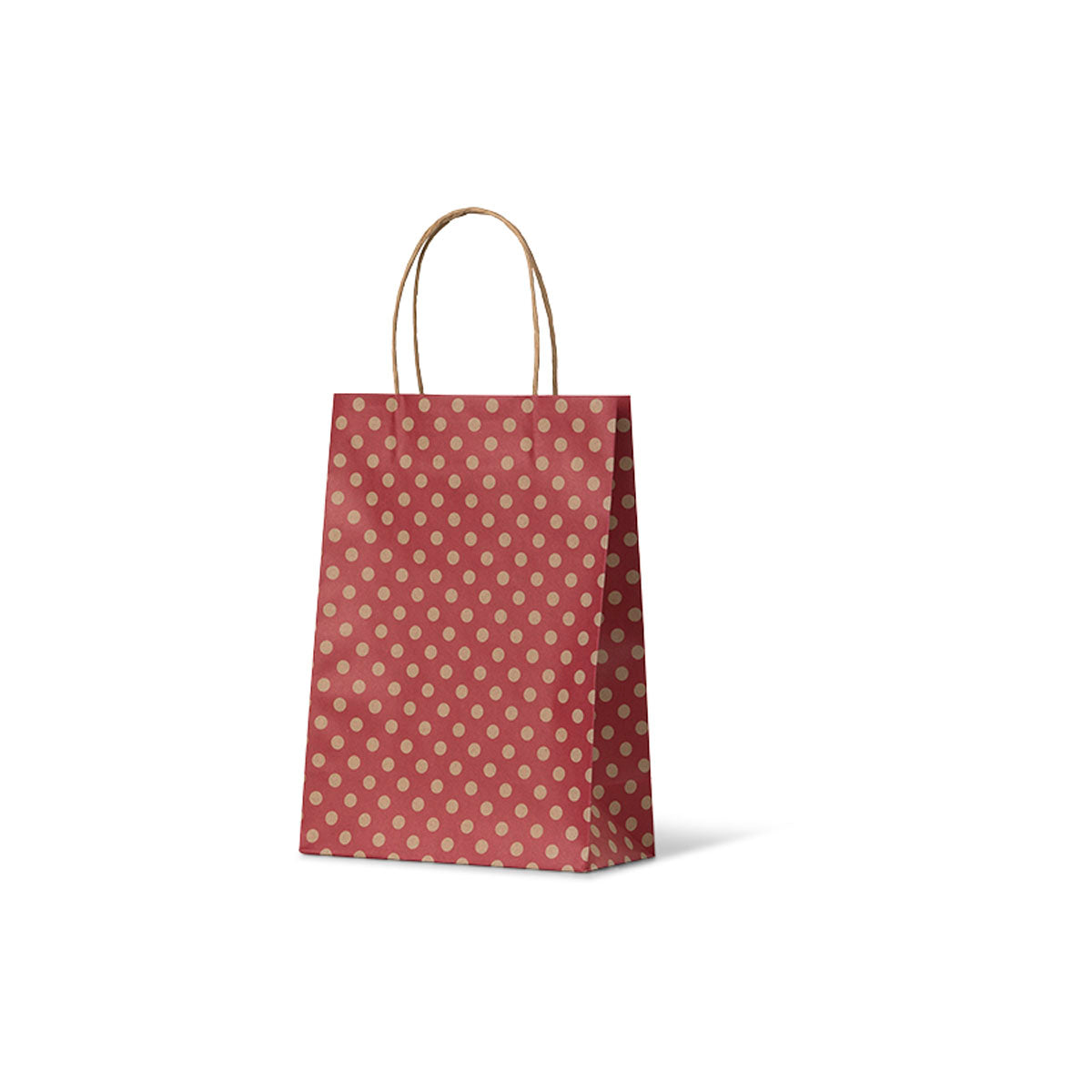 Red Spot Kraft Junior Paper Bag