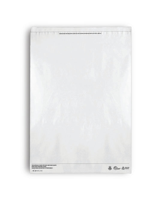 B Online White Poly Mailer Lineflow Recycled-200