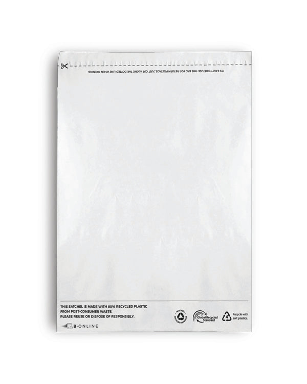 B Online White Poly Mailer A4 Recycled-200/ctn