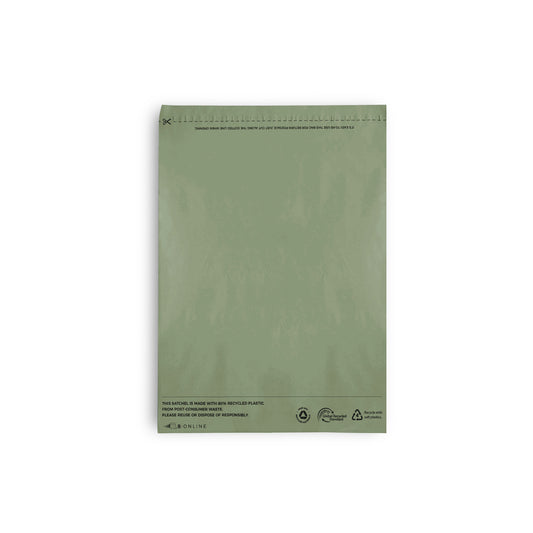 B Online Green Poly Mailer A4 Recycled-200/ctn