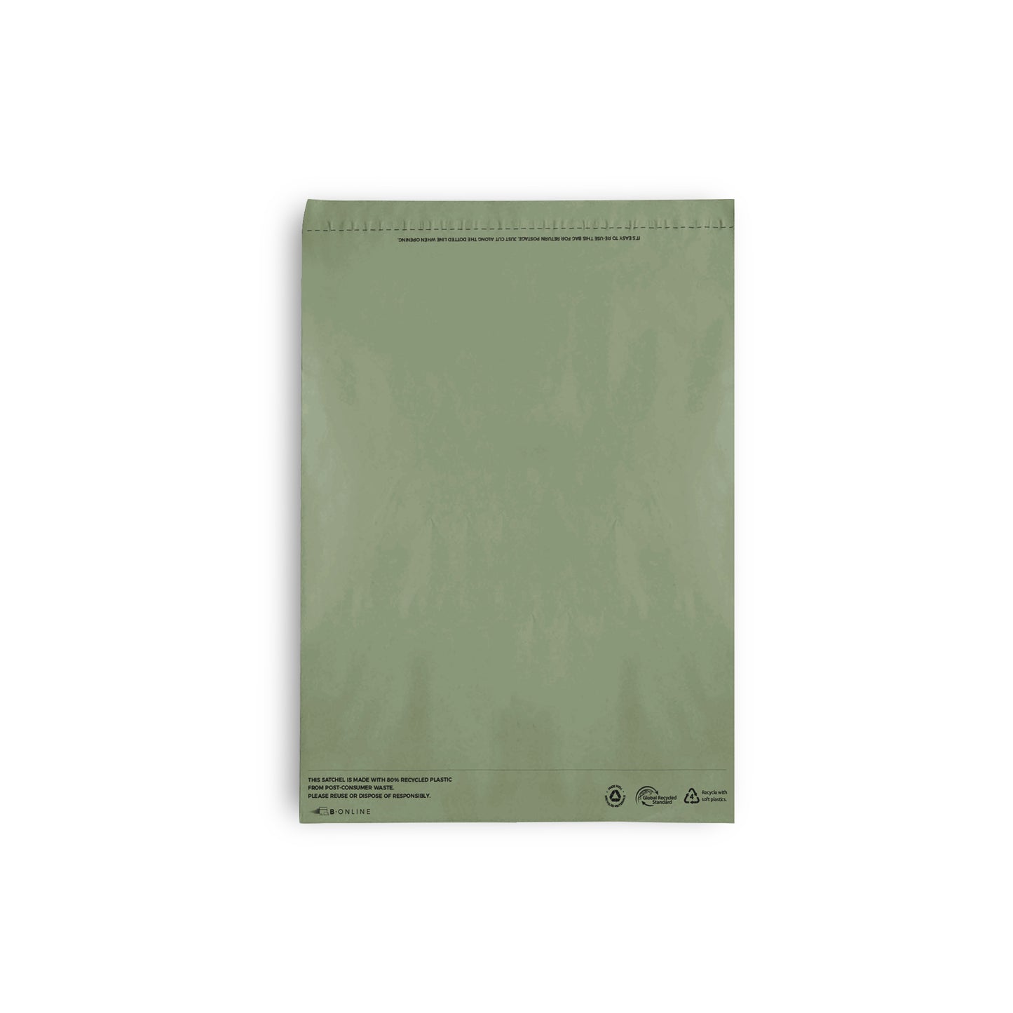 B Online Green Poly Mailer Foolscap Recycled-200