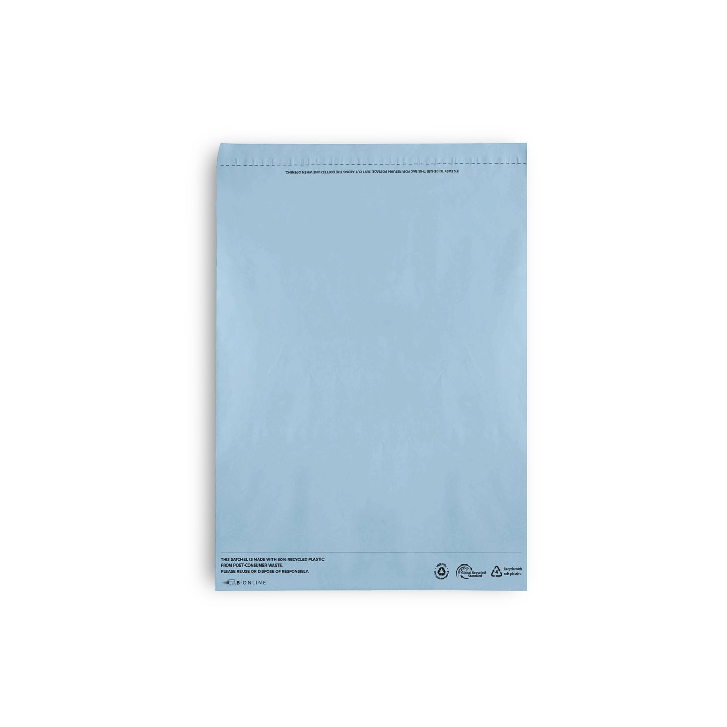 B Online Blue Poly Mailer Foolscap Recycled-200