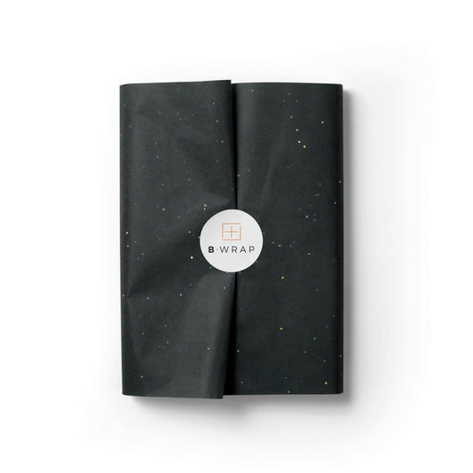 Black Gem Stone Tissue Paper