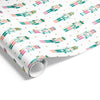 Nutcracker and Stars Wrap Jade Pink Peach Gold