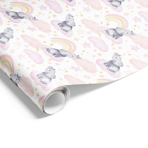 Baby Clouds Wrap Pink