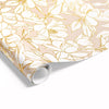 Magnolia Sketch Wrap Beige Gold