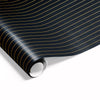 Pinstripes Wrap Black Gold