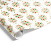 Cutout Snowflakes Wrap Red Green Pink