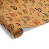 Rainbows on Kraft Wrap Earth Colours