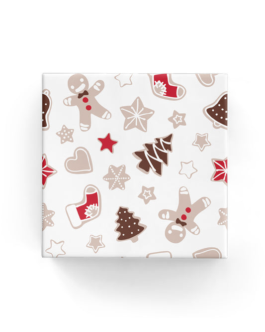 Xmas Gingerbread on Matte Wrap Red Chocolate Mocha