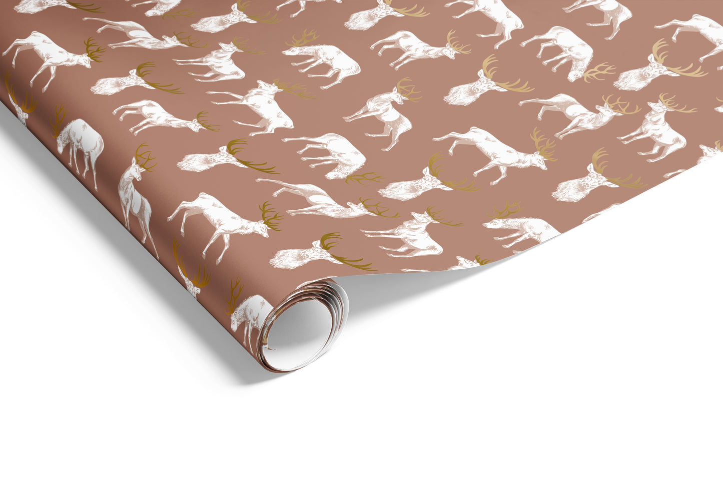 Stag on Matte Wrap Mocha Gold