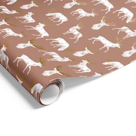 Stag on Matte Wrap Mocha Gold