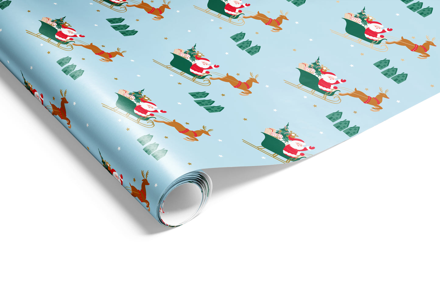 Santas Sleigh Wrap