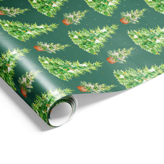 Watercolour Trees Wrap Spruce