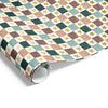 Checkerboard & Star On Matte Wrap Cocoa/Beige/Gum