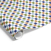 Mosaic Squares on Matte Blue/Green