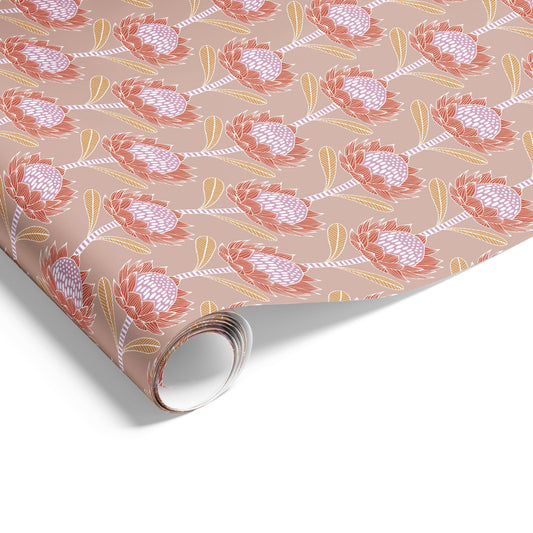 Waratah on Matte Mocha