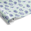 Watercolour Bauble on Matte Wrap Blue/Green