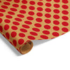 762mm Large Spot on Kraft Red