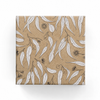 Bush Blossom Wrap on Kraft Navy/White