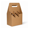 Wine Box Carrier 6 Btl Natural Kraft 178x267x305mm