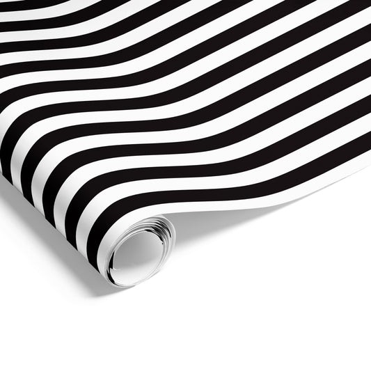 Cafe Stripes on Matte Wrap Black
