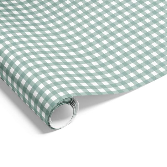 Gingham Check on Matte Wrap Rivergum