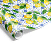 Lemon Blue Tile Wrap
