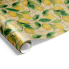 Lemon Trellis on Kraft Wrap