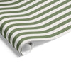 Two Colour Stripe in Matte Earth Green/Warm Gray