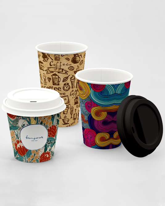 Natural Pak Coffee Cups Bee Dee Bags NZ
