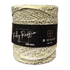 Star Raffia 5mm X 200mtrs Gold on White