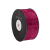 Cut Edge Organza 38mm X 100mtrs Raspberry