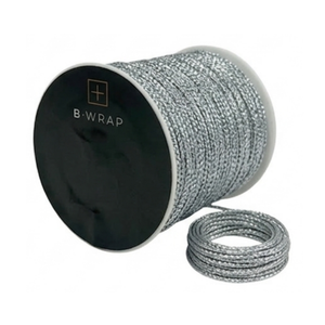 Metallic Cord 0.8mm x 100mtrs Silver