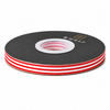 Grosgrain Stripe 10mm X 25mtrs Red White