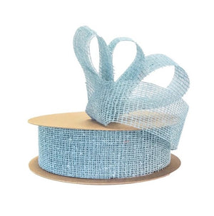 Cotton Raw Mesh 40mm X 20m Blue